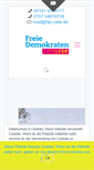 Mobile Screenshot of fdp-celle.de